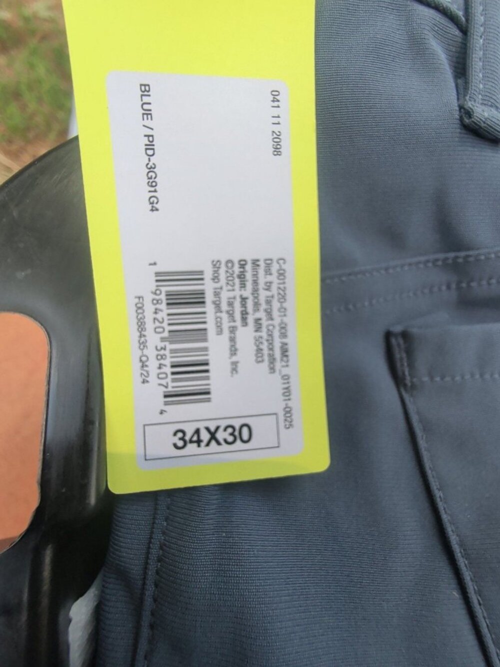 All in Motion Golf Pants 34x30 Blue